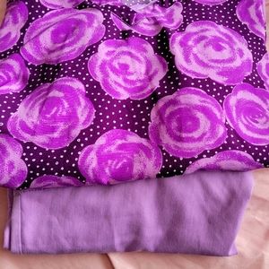 Ladies plus size scrubs